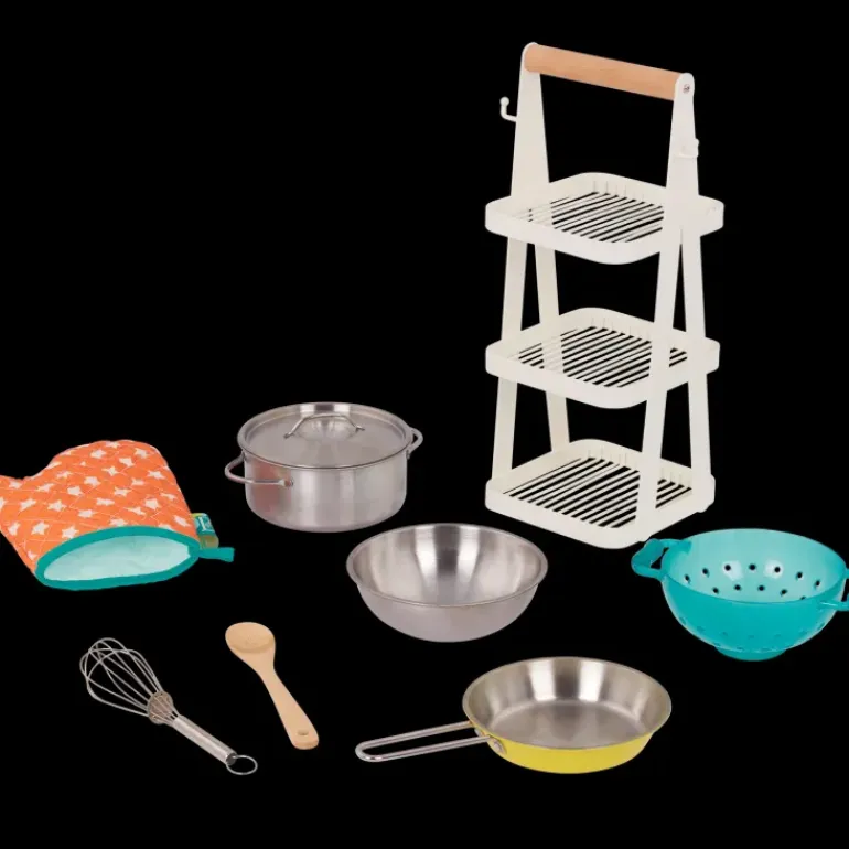 B. toys – Mini Chef - Pot & Pan Playset