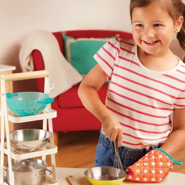 B. toys – Mini Chef - Pot & Pan Playset
