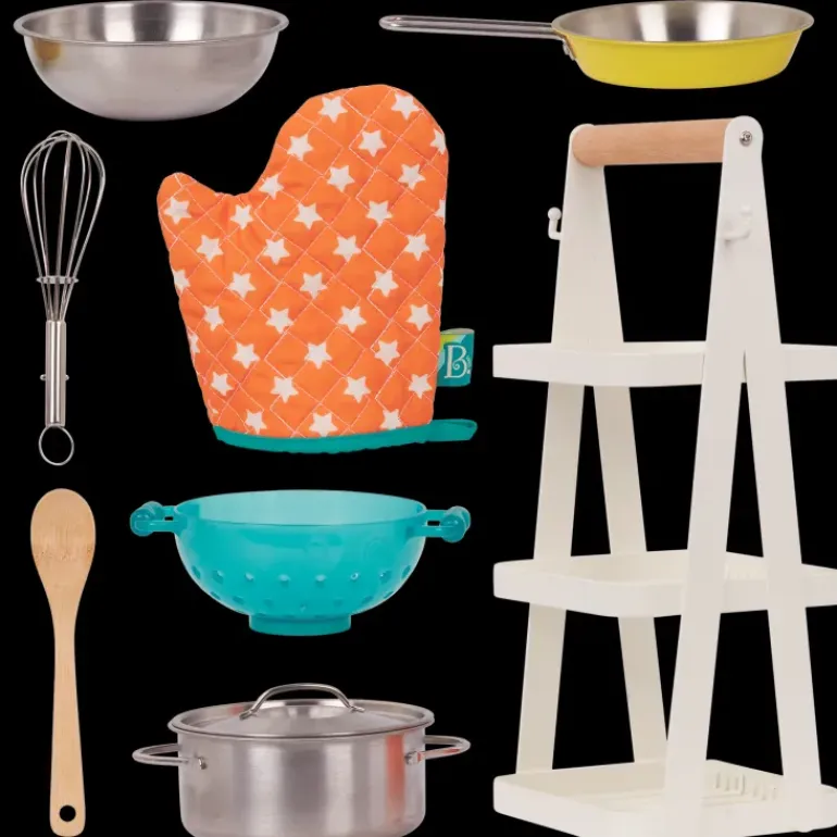 B. toys – Mini Chef - Pot & Pan Playset
