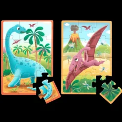 B. toys – Pack o' Puzzles - Dinosaurs