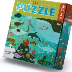 Crocodile Creek - Foil Puzzle 60pcs Shimmering Sea