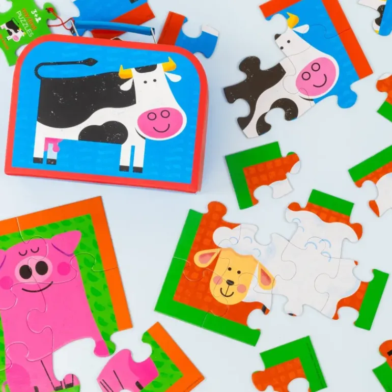 Crocodile Creek - My First Puzzles Case - Barnyard