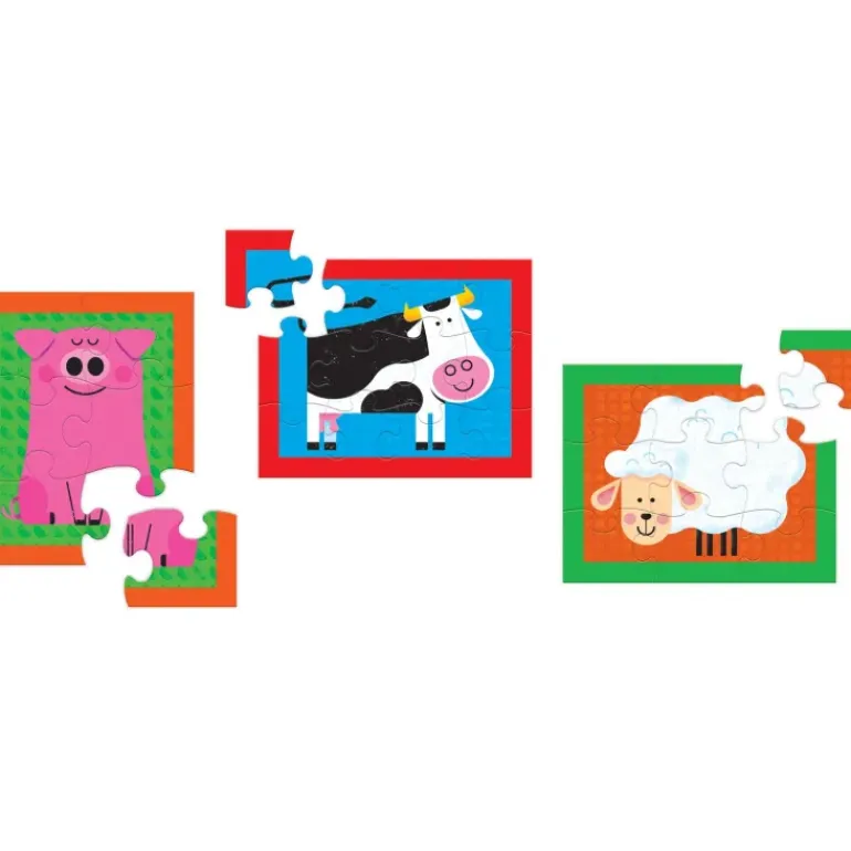 Crocodile Creek - My First Puzzles Case - Barnyard