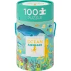 Crocodile Creek - Puzzle Canister 100pcs - Ocean Animals