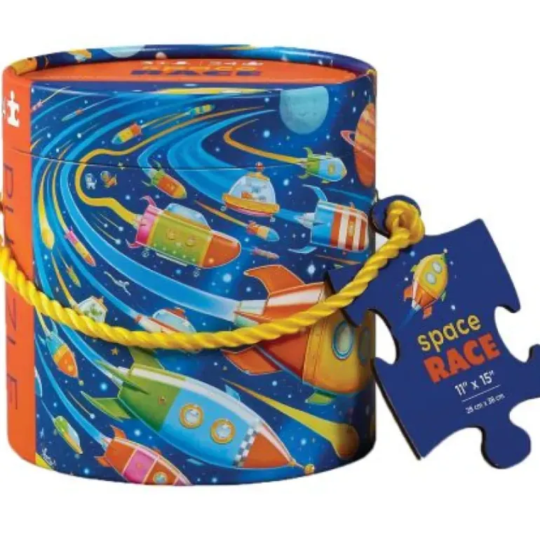 Crocodile Creek - Puzzle Cannister Mini 24pcs - Space Race