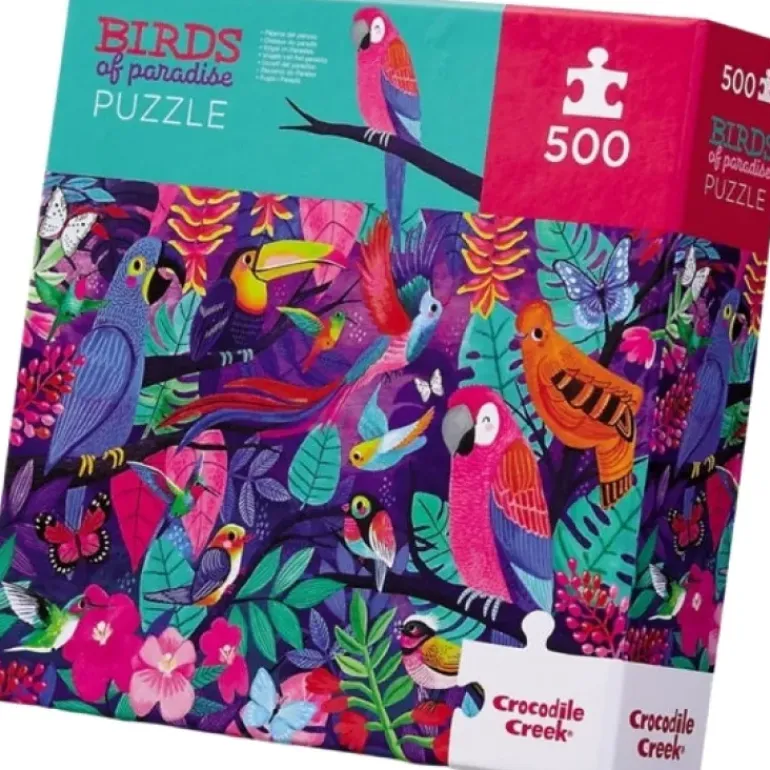 Crocodile Creek - Puzzle Family 500pcs - Birds Of Paradise