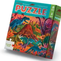 Crocodile Creek - Puzzle Foil 60pcs Dazzling Dinosaurs