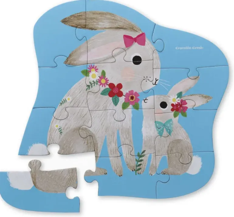 Crocodile Creek - Puzzle Mini 12pcs - Bunny Love