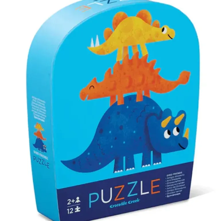 Crocodile Creek - Puzzle Mini 12pcs Dino Friends