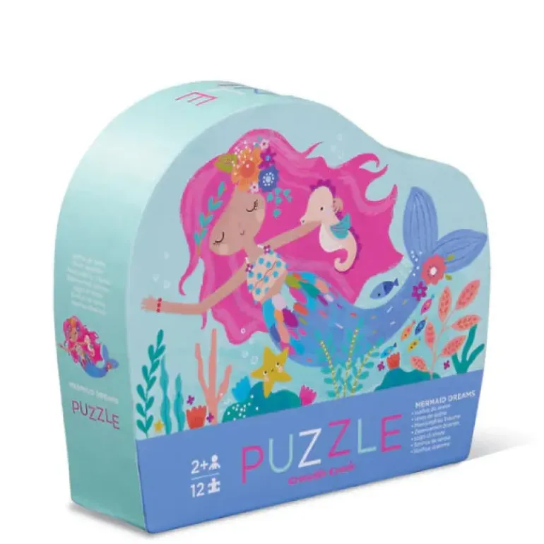 Crocodile Creek - Puzzle Mini 12pcs Mermaid Dreams