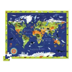 Crocodile Creek - Puzzle 100pcs - Discover & Play World