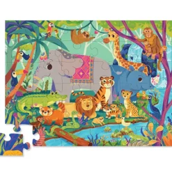 Crocodile Creek - Puzzle 36pcs - In the Jungle Floor Puzzle