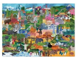 Crocodile Creek - Puzzle 1000pcs - World Collage