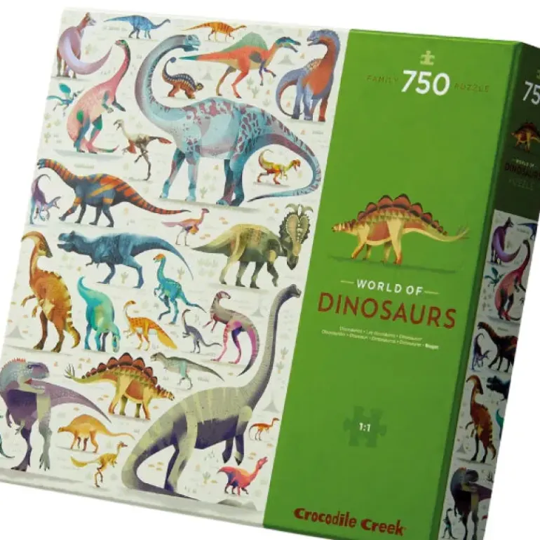 Crocodile Creek - Puzzle 750pcs - World Of Dinosaurs