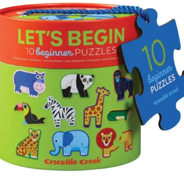 Crocodile Creek - Puzzle 10x2pcs Lets Begin - Jungle