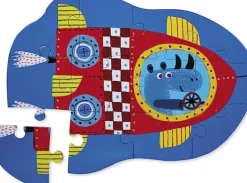 Crocodile Creek - Shaped Puzzle 12pce - Blast Off