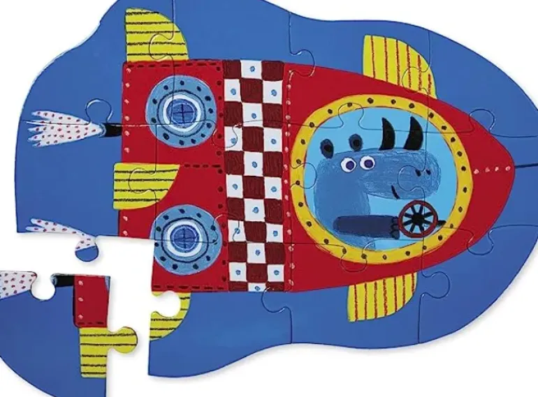 Crocodile Creek - Shaped Puzzle 12pce - Blast Off