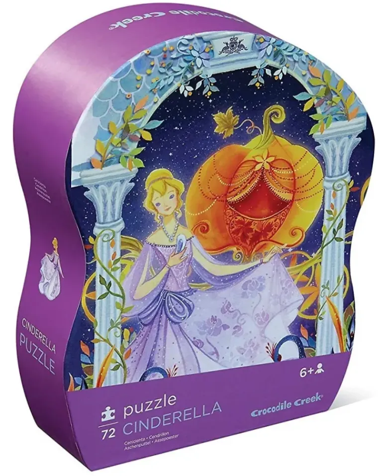 Crocodile Creek - Shaped Puzzle 72pcs - Cinderella Pumpkin