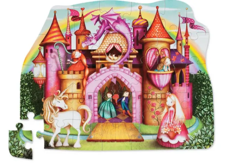 Crocodile Creek - Shaped Puzzle 32pcs - Princess Palace