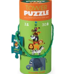 Crocodile Creek - Tower Puzzle tower 30pcs - DIno