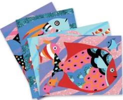 Djeco - Coloured Sand Art Fish Rainbow