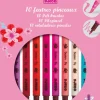 Djeco - 10 Felt Brushes Princess
