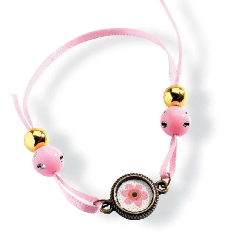 Djeco - Pearls Flowers and Beads Jewellery Set
