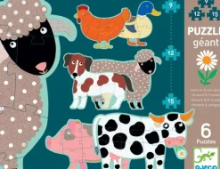 Djeco - Puzzle Maxi 32pcs - Giant Honore & Friends