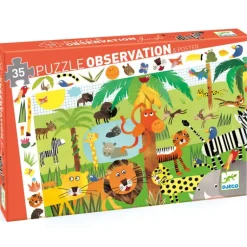 Djeco - Puzzle Observation 35pcs - Jungle