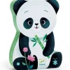 Djeco - Puzzle Silhouette 24pcs - Leo the Panda