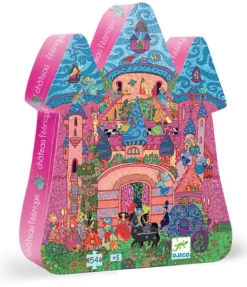 Djeco - Puzzle Silhouette 54pcs - The Fairy Castle