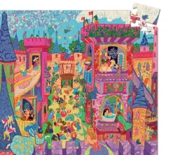 Djeco - Puzzle Silhouette 54pcs - The Fairy Castle