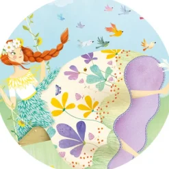 Djeco - Puzzle Silhouette 36pcs - The Princess Of Spring
