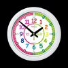 Easy Read - Wall Clock - To/Past - Rainbow