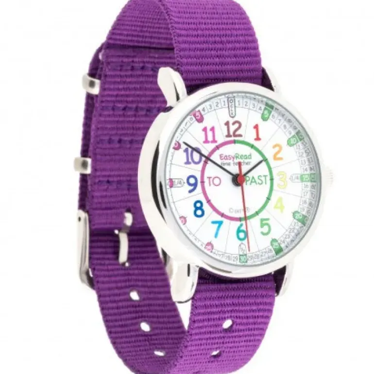 Easy Read - Watches - Past/To - Rainbow Face
