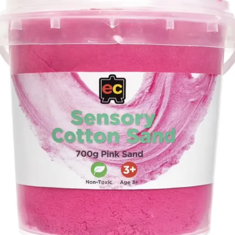 EC - Sensory Cotton Sand 700G Tub Pink