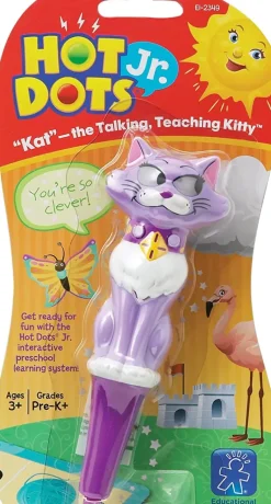 Educational Insights - Hot Dots Jr - Pen - Kat the Talking Teaching Kitty