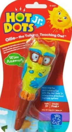 Educational Insights - Hot Dots Jr - Pen - Ollie The Talking Teaching Owl