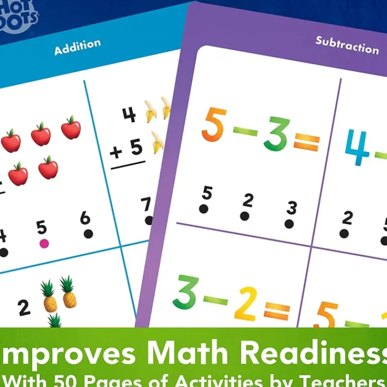 Educational Insights - Hot Dots - Lets Learn Math Workbook - Kindergarten