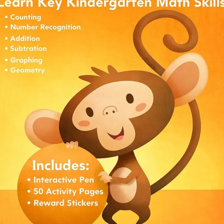 Educational Insights - Hot Dots - Lets Learn Math Workbook - Kindergarten