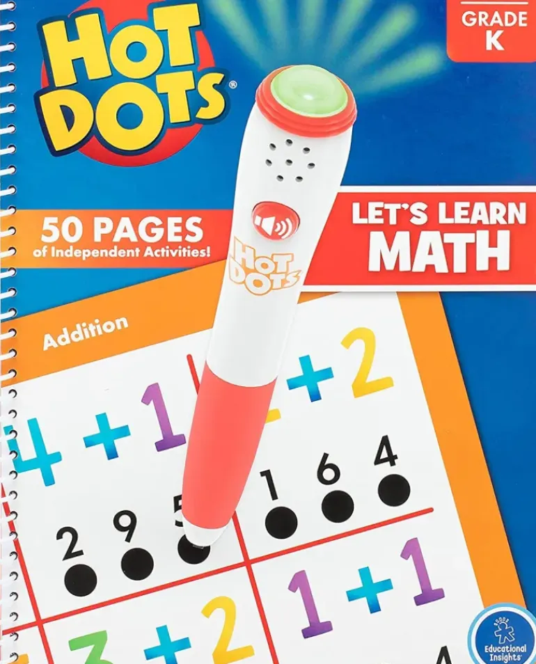 Educational Insights - Hot Dots - Lets Learn Math Workbook - Kindergarten