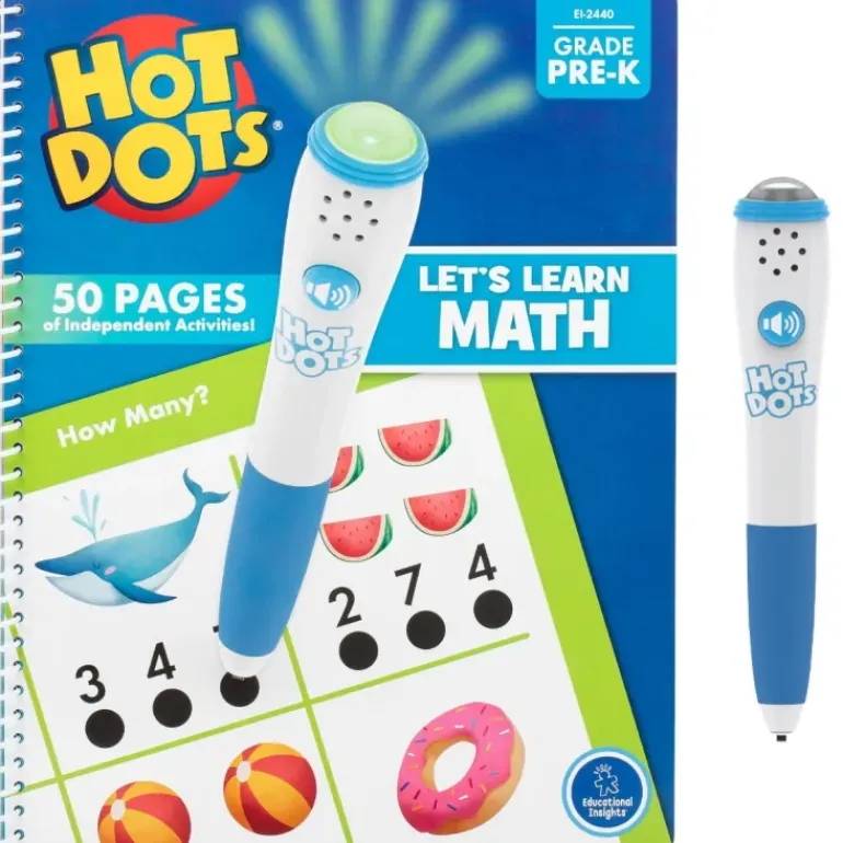 Educational Insights - Hot Dots - Lets Learn Math Workbook - Pre K