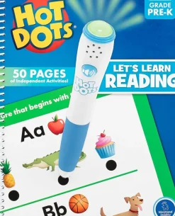 Educational Insights - Hot Dots - Lets Learn Reading Workbook - Pre K