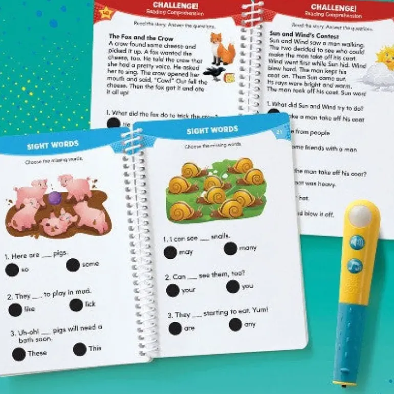 Educational Insights - Hot Dots LetS Master Grade 1 Reading