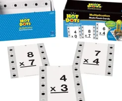 Educational Insights - Hot Dots - Math Flash Cards Multiplication - Grade 2