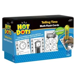 Educational Insights - Hot Dots - Telling Time Flash Cards