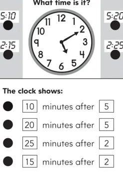 Educational Insights - Hot Dots - Telling Time Flash Cards