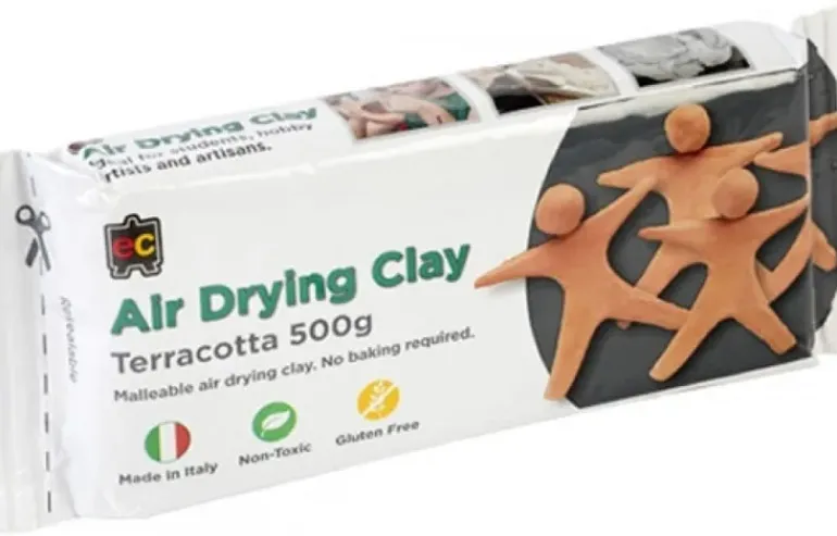 Edvantage - Air Dry Clay 500gm - Terracotta