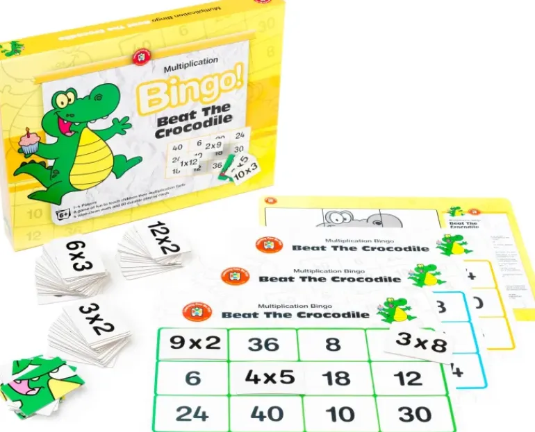 Edvantage - Beat the Crocodile Bingo (Multiplication)
