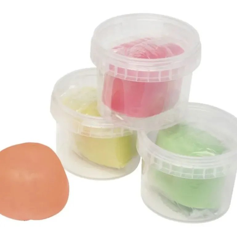 Edvantage - Dough Easi-Soft Fluoro Dough Set of 4